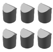 K30、K31型用于鑲制一字型、十字型硬質(zhì)合金釬頭