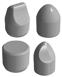 勺形齒、拋物線齒、平頂齒、尖爪齒